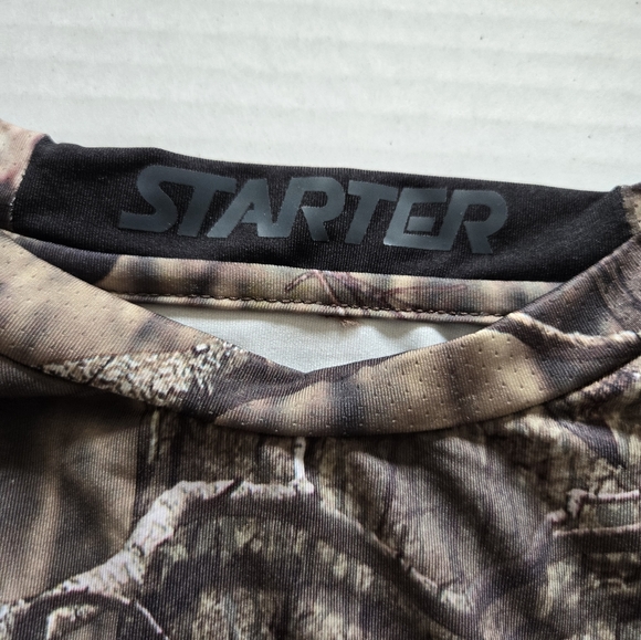Starter Mosey Oak Break-Up Infinity Camouflage Long Sleeve Fitted Top Size M - Picture 3 of 9